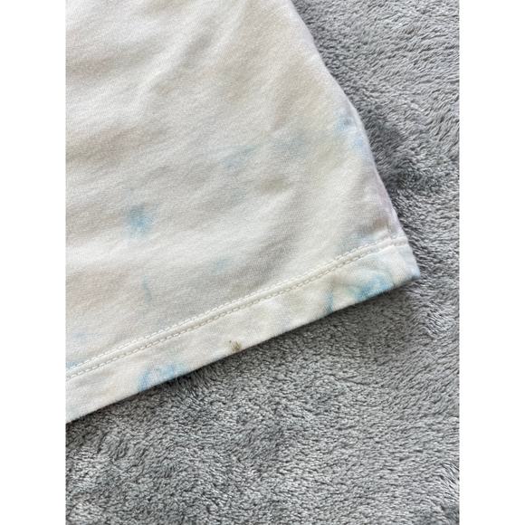 Lucky Brand NWT Tie Dye Lounge Shorts Medium Blue White Comfy Stretchy Waist - Picture 7 of 16